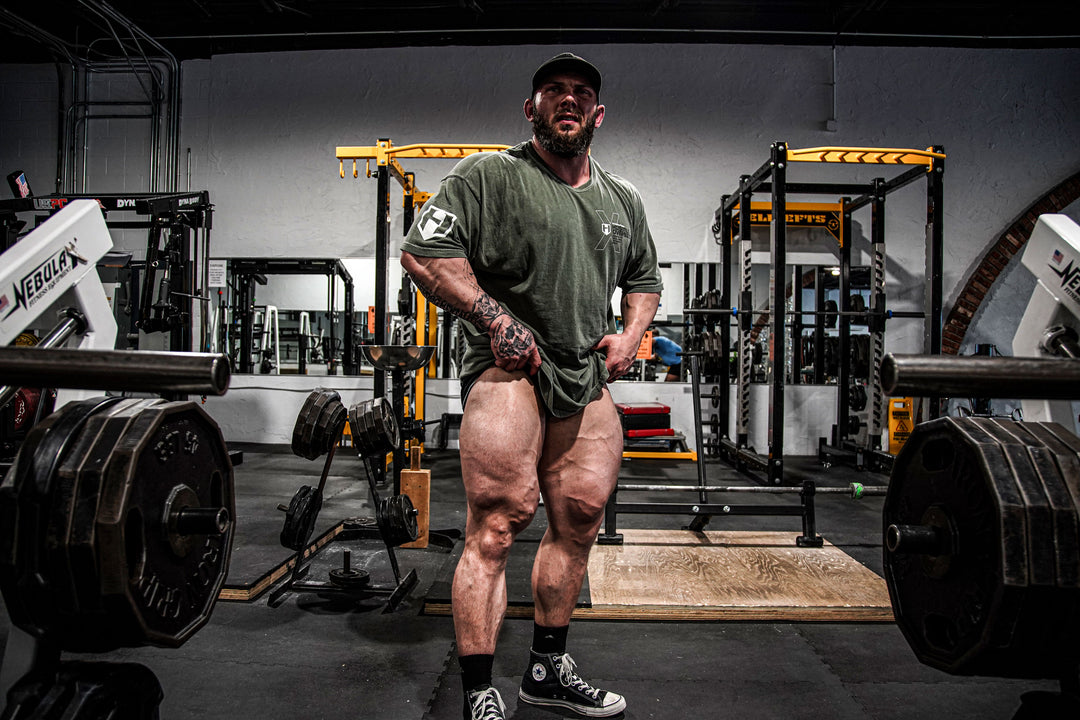 Bodybuilder Nathan Epler Quad Workout