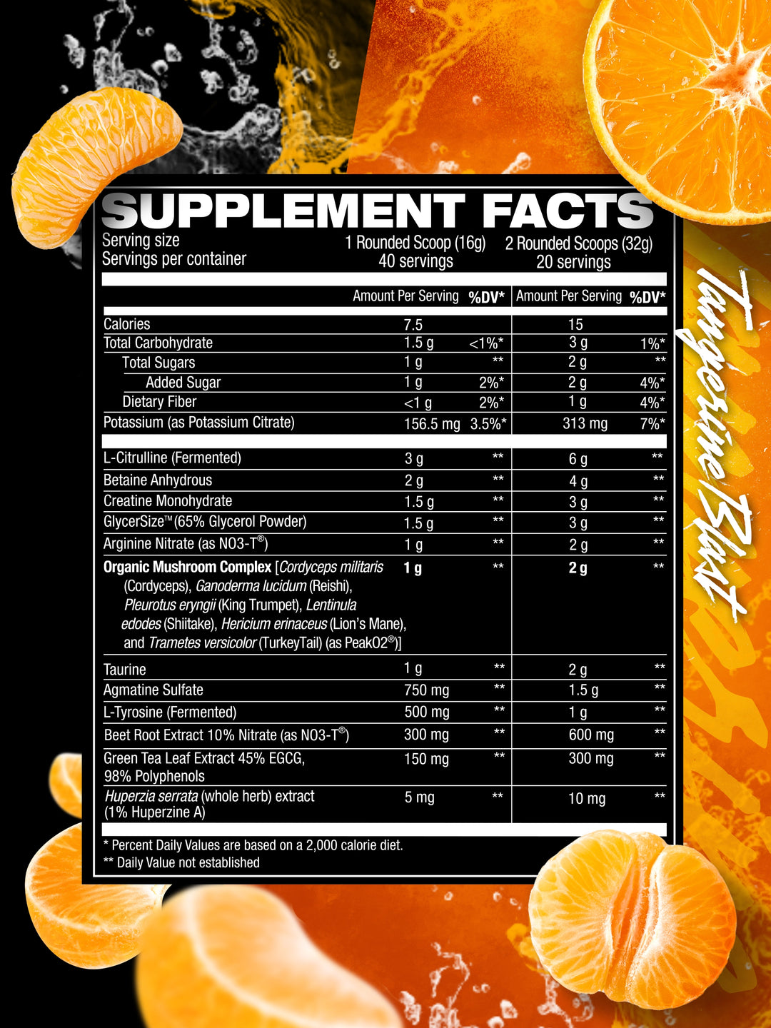 Hosstile Bloodshot Stim Free Pre-workout Tangerine Blast#flavor_tangerine-blast