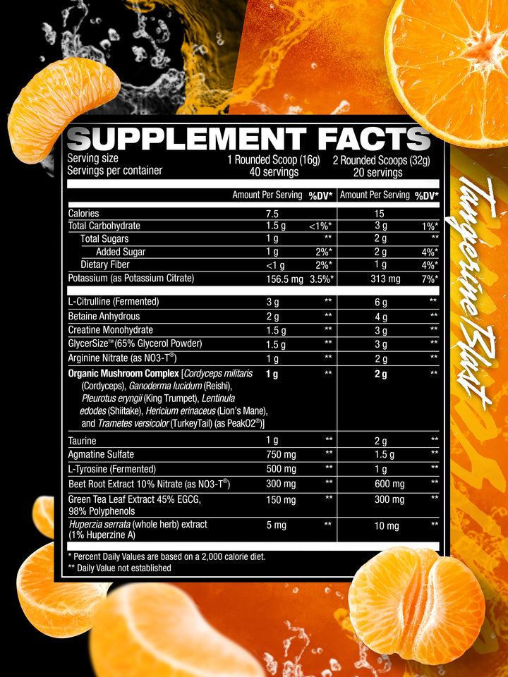 Hosstile Bloodshot Stim Free Pre-workout Tangerine Blast#flavor_tangerine-blast