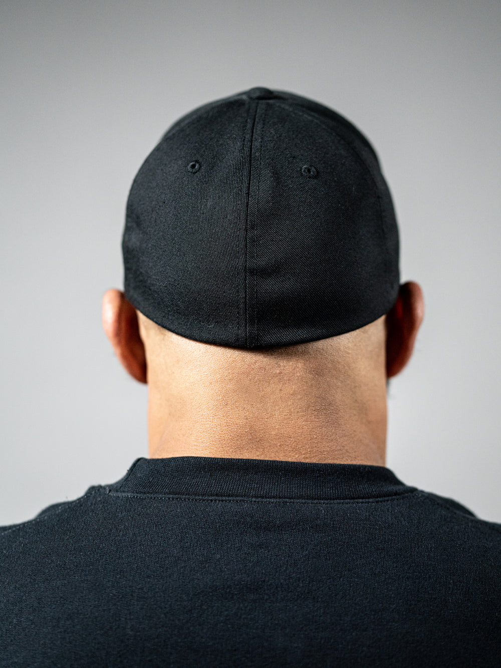 Hosstile Blackout Logo FlexFit Hat Model Fouad Abiad