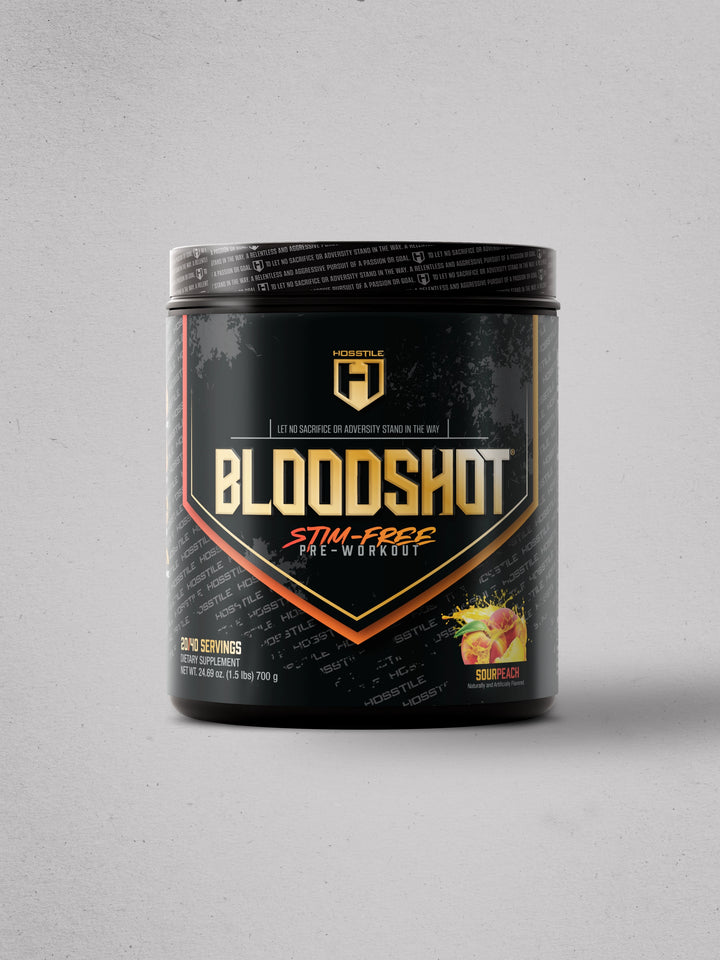 Hosstile Bloodshot Stim Free Pre-workout Sour Peach#flavor_sour-peach