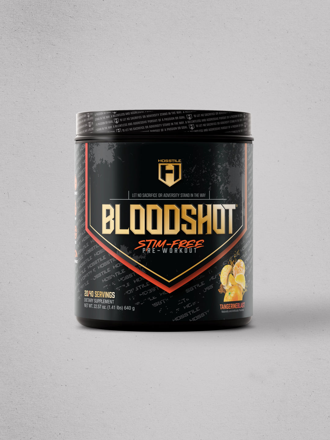 Hosstile Bloodshot Stim Free Pre-workout Tangerine Blast#flavor_tangerine-blast