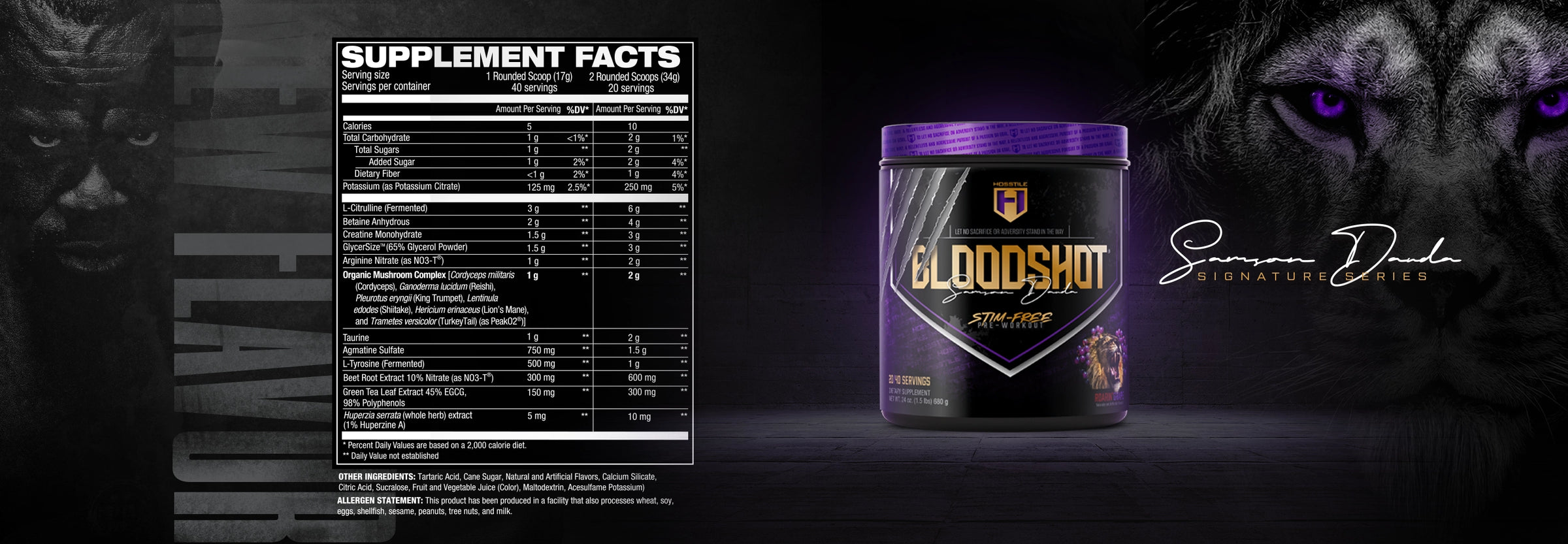 Samson Dauda Signature Series Bloodshot Roarin' Grape