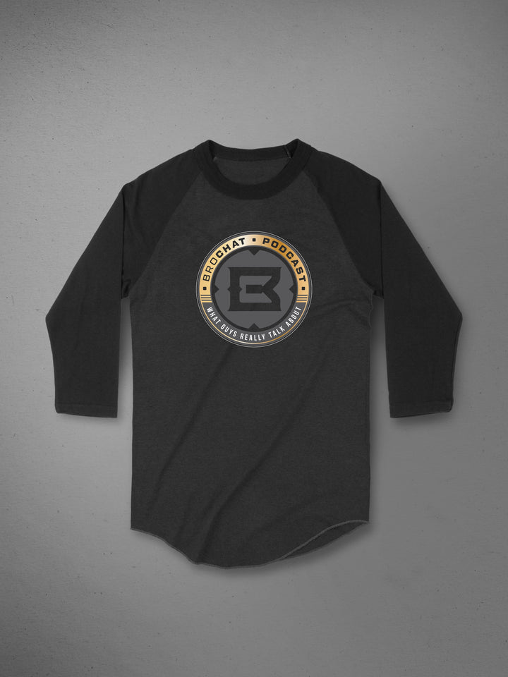 Bro Chat Raglan Baseball Tee#color_black-black-heather