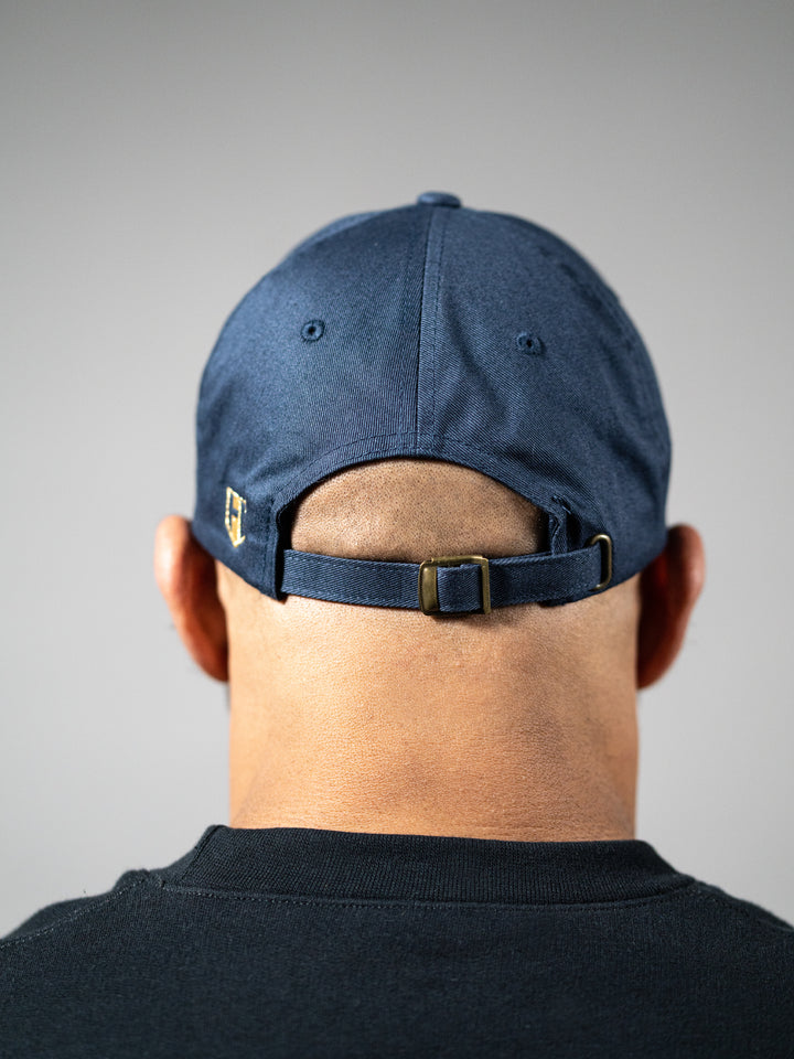 Hosstile dad hat Model Bodybuilder Fouad Abiad navy#color_navy