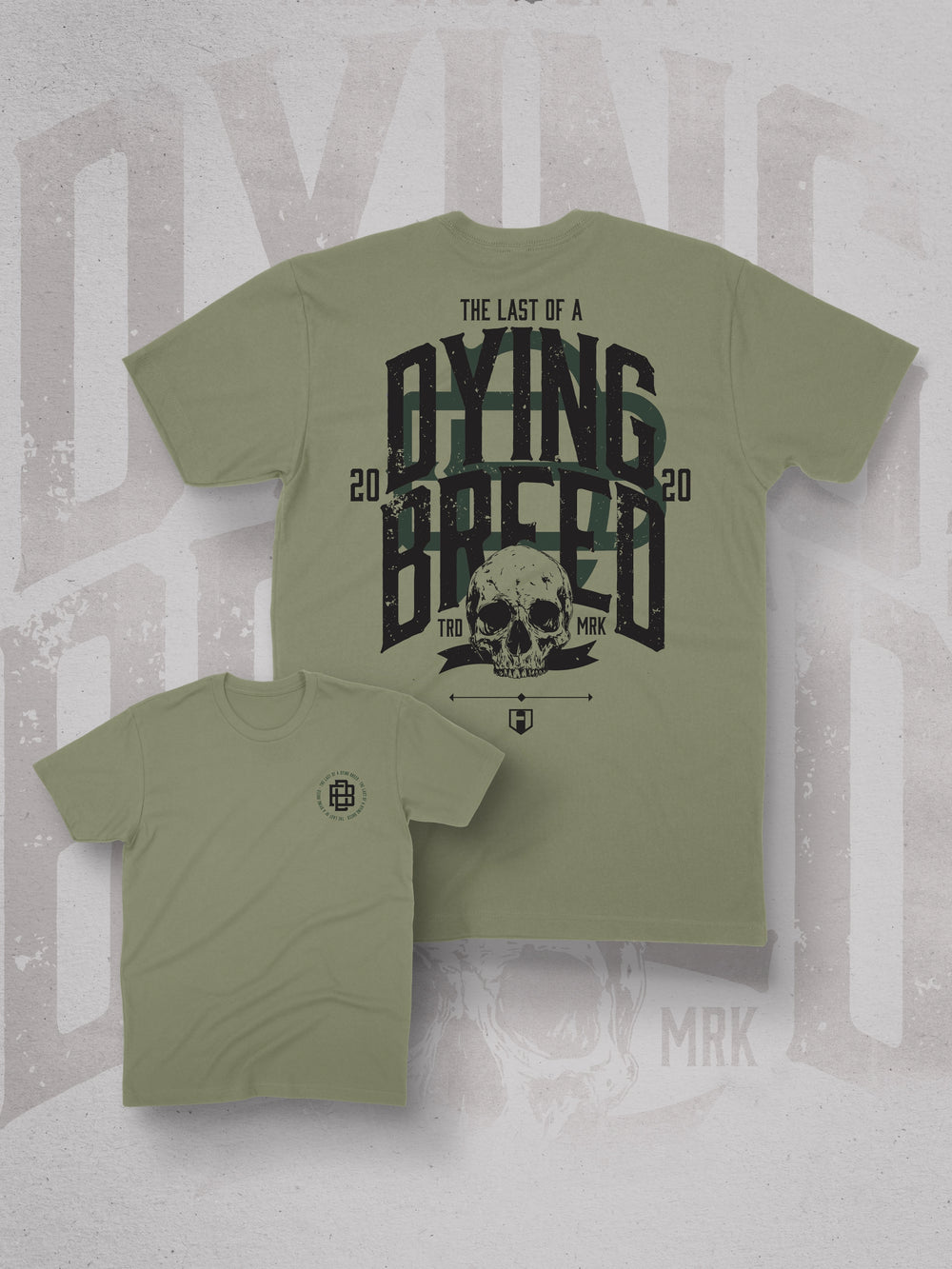 Dying Breed Gym T-shirt#color_military-green