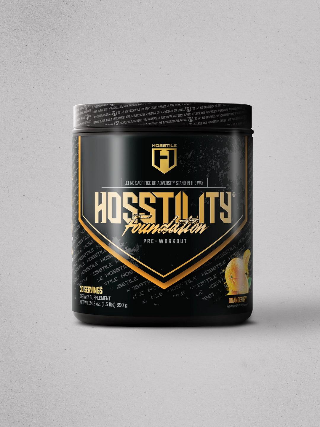 Hosstile Hosstility Foundation Pre Workout - Orange Fury#flavor_orange-fury