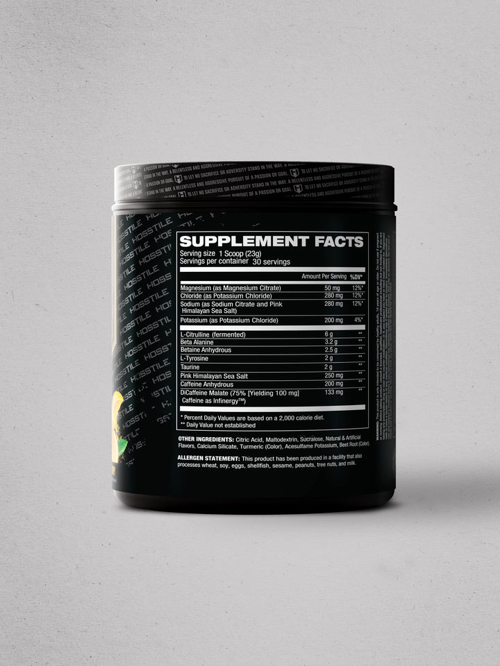 Hosstile Hosstility Foundation Pre Workout - Orange Fury#flavor_orange-fury