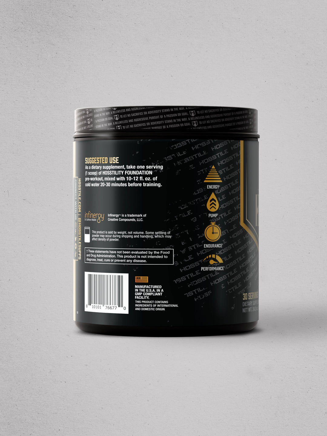 Hosstile Hosstility Foundation Pre Workout - Orange Fury#flavor_orange-fury