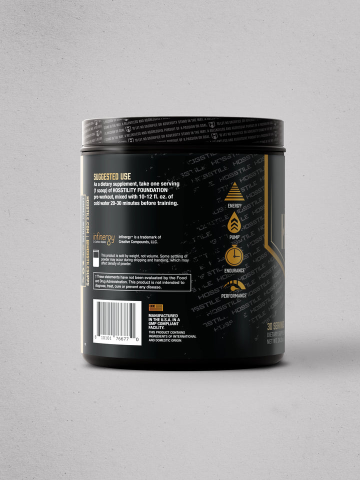 Hosstile Hosstility Foundation Pre Workout - Orange Fury#flavor_orange-fury