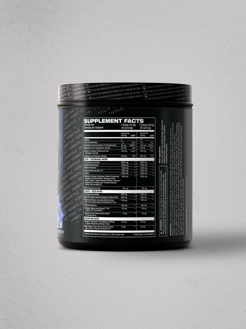 Hosstility V2 Pre-Workout All-in-One Blue Raspberry#flavor_blue-raspberry