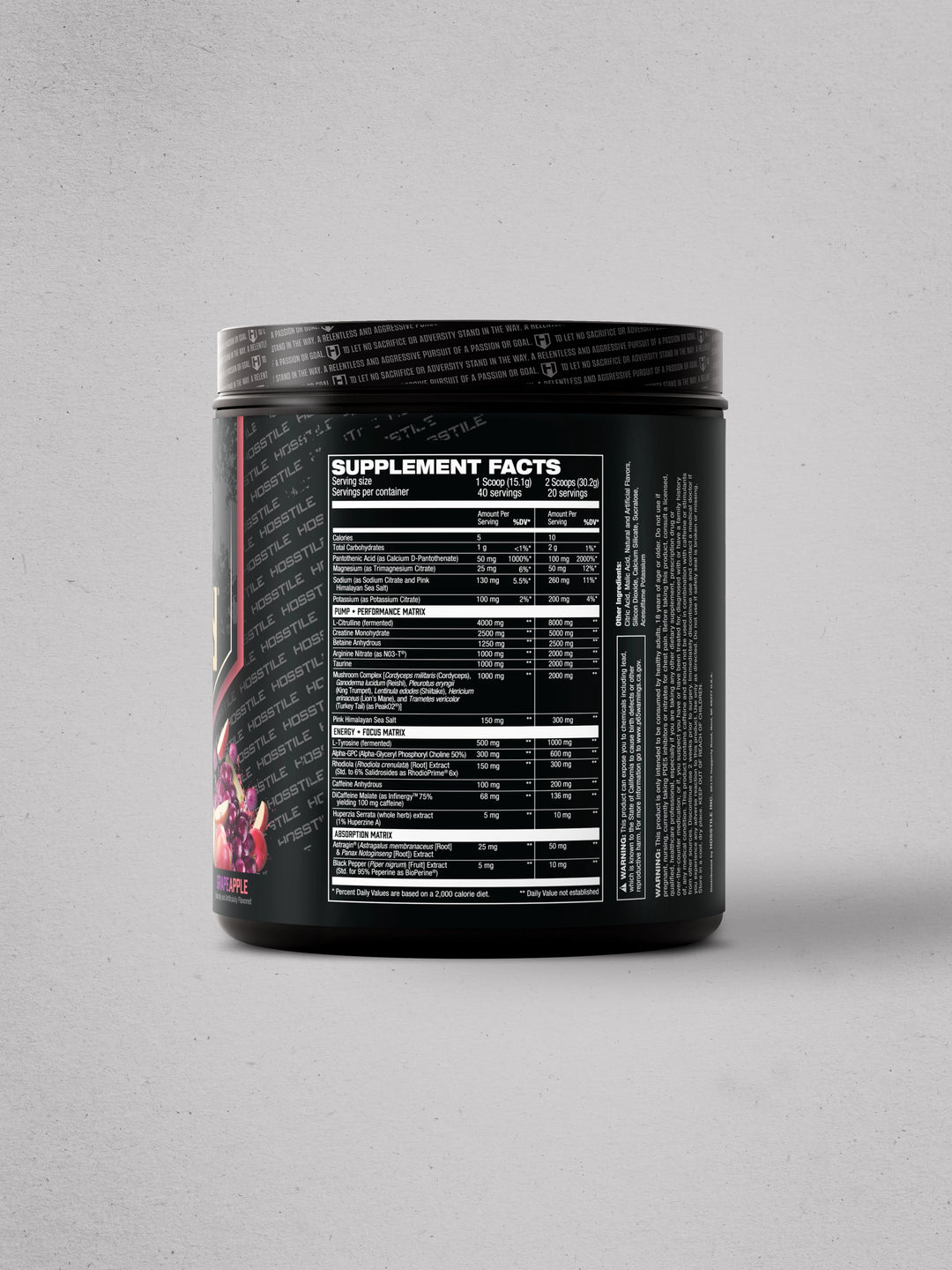 Hosstility V2 Pre-Workout All-in-One Grape Apple#flavor_grape-apple