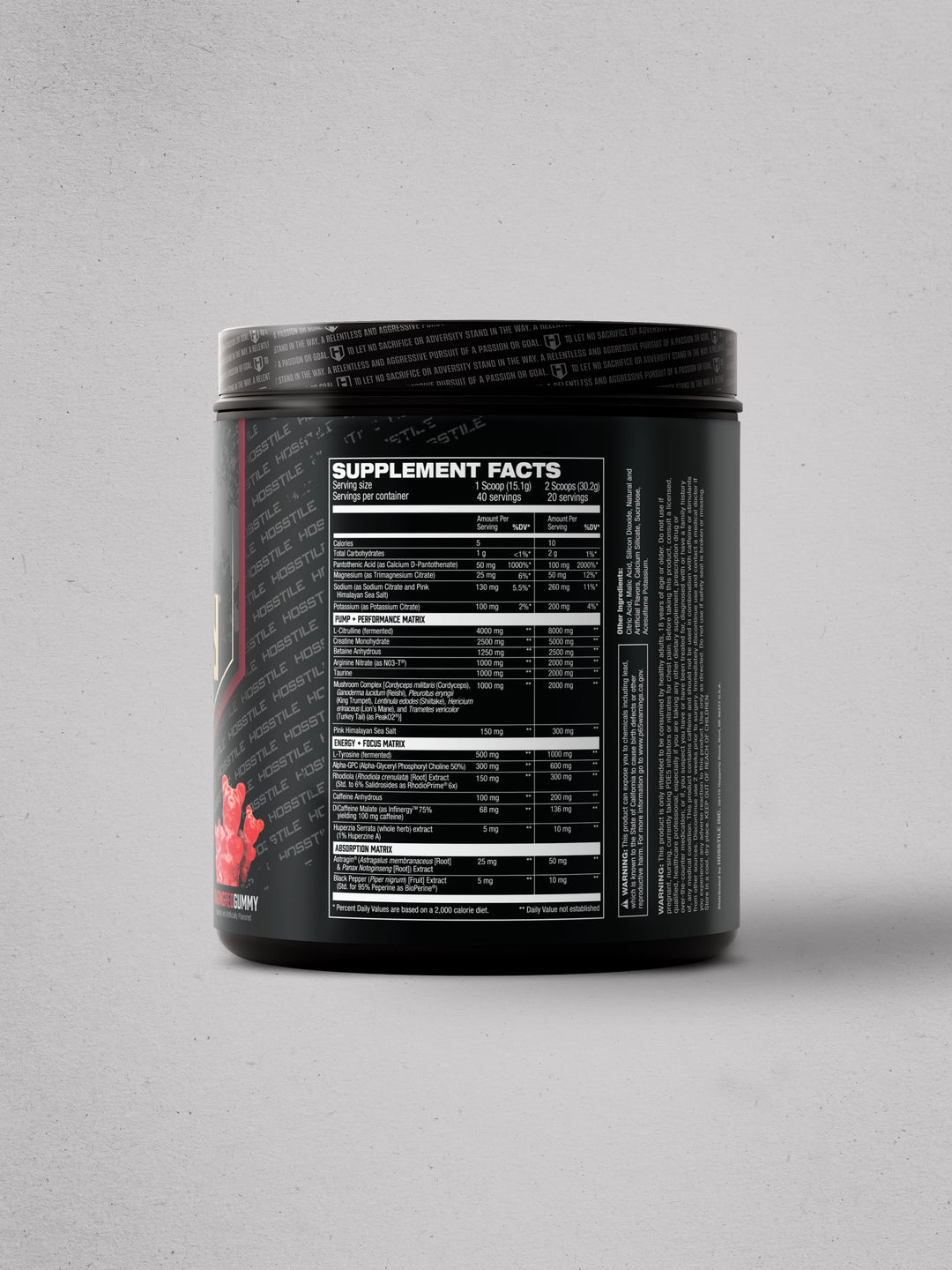 Hosstility V2 Pre-Workout All-in-One Raging Red Gummy#flavor_raging-red-gummy