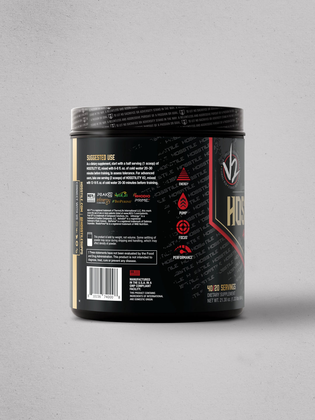 Hosstility V2 Pre-Workout All-in-One Raging Red Gummy#flavor_raging-red-gummy