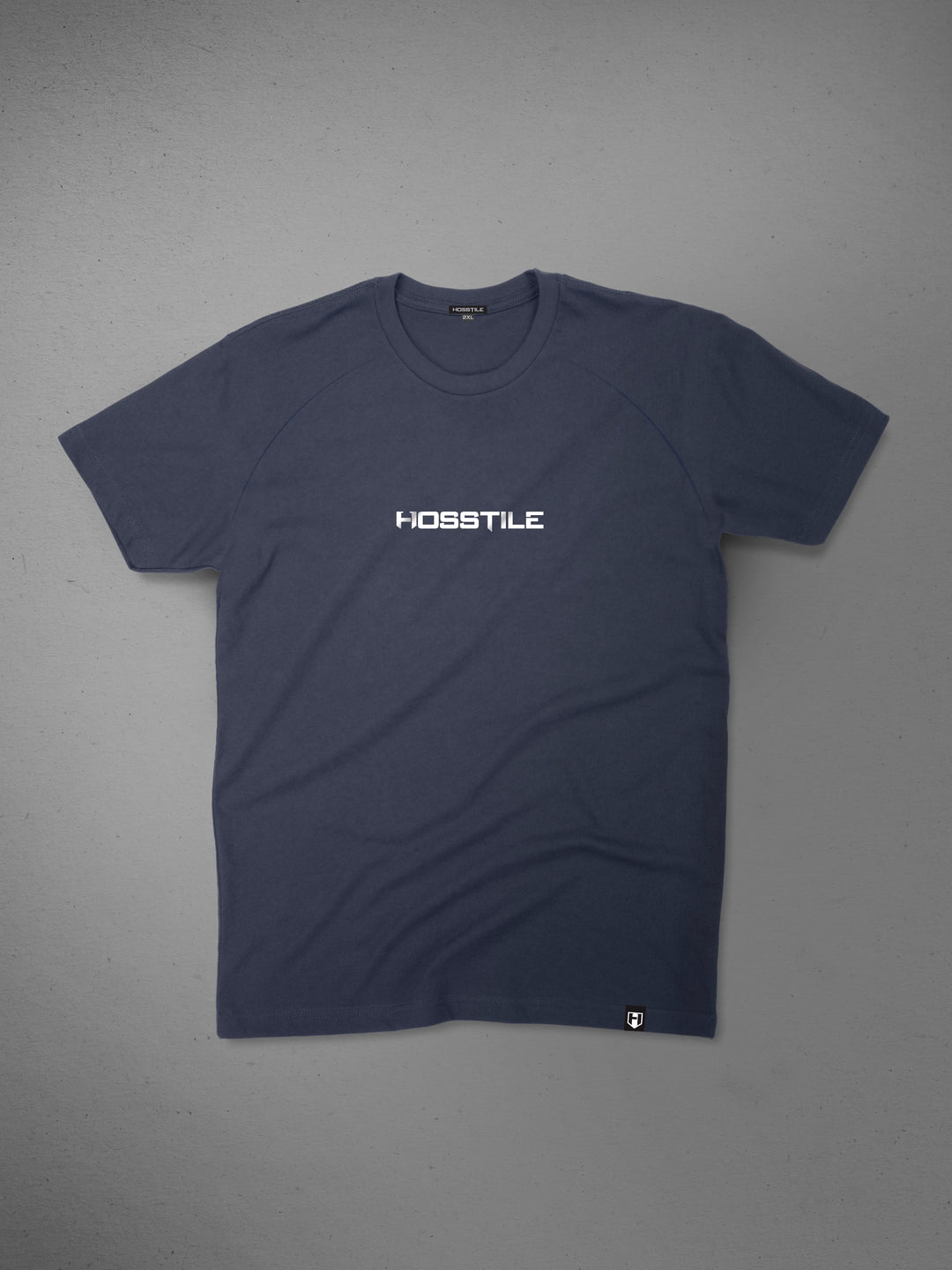 Men's Tagline Oversized T-Shirt Bodybuilding#color_navy