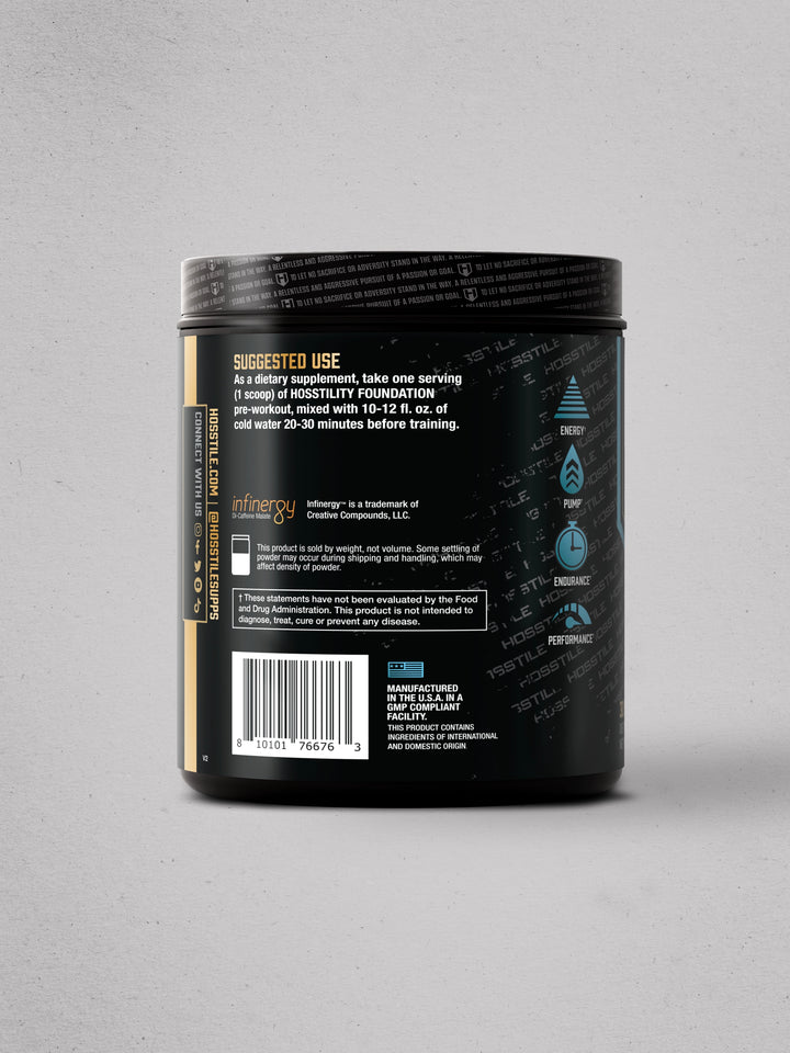 Sam Sulek Hosstile Hosstility Foundation Pre Workout - Blue Shark Gummy#flavor_blue-shark-gummy
