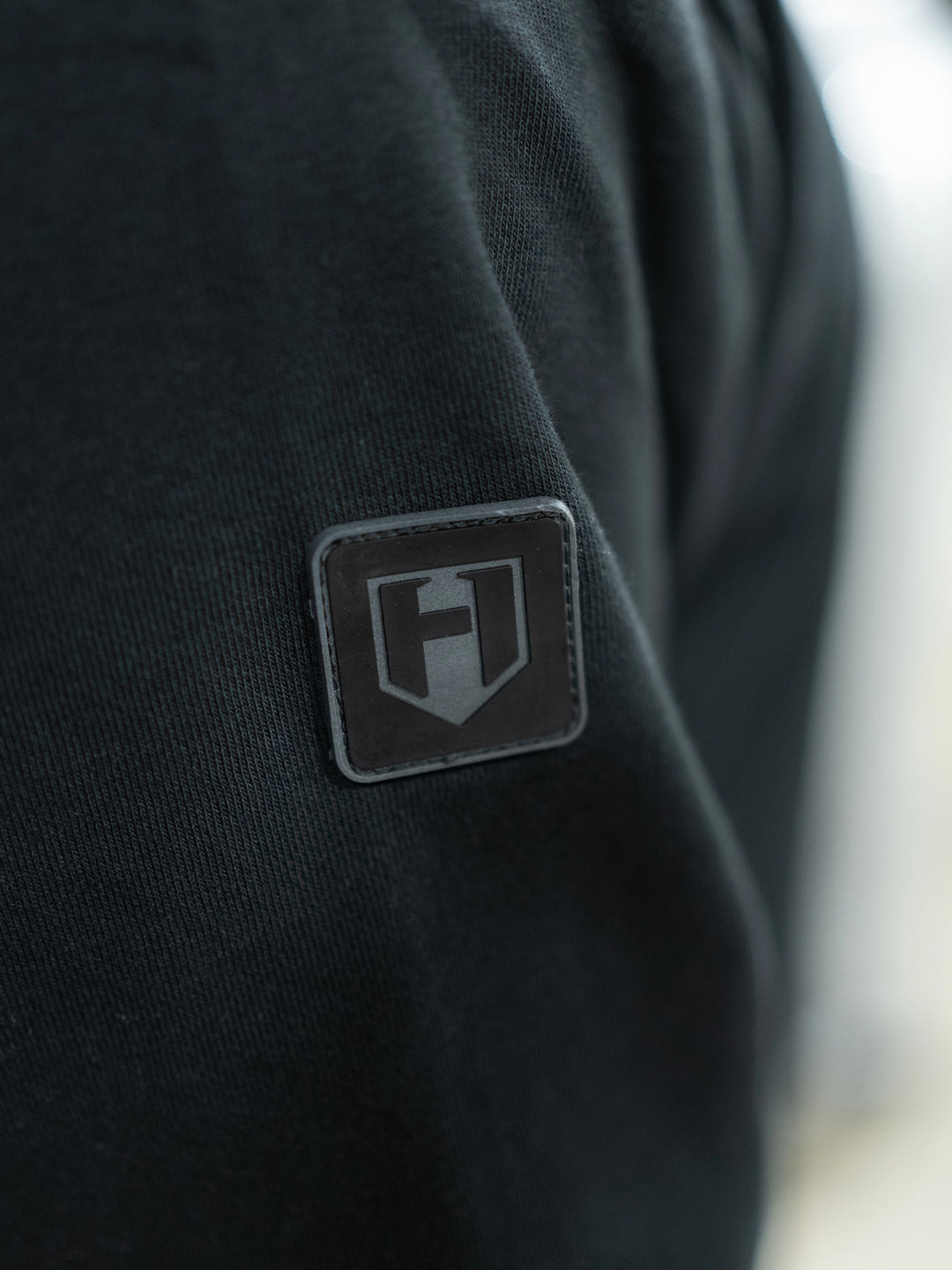 Relaxed Hoodie Model IFBB Pro Fouad Abiad#color_black