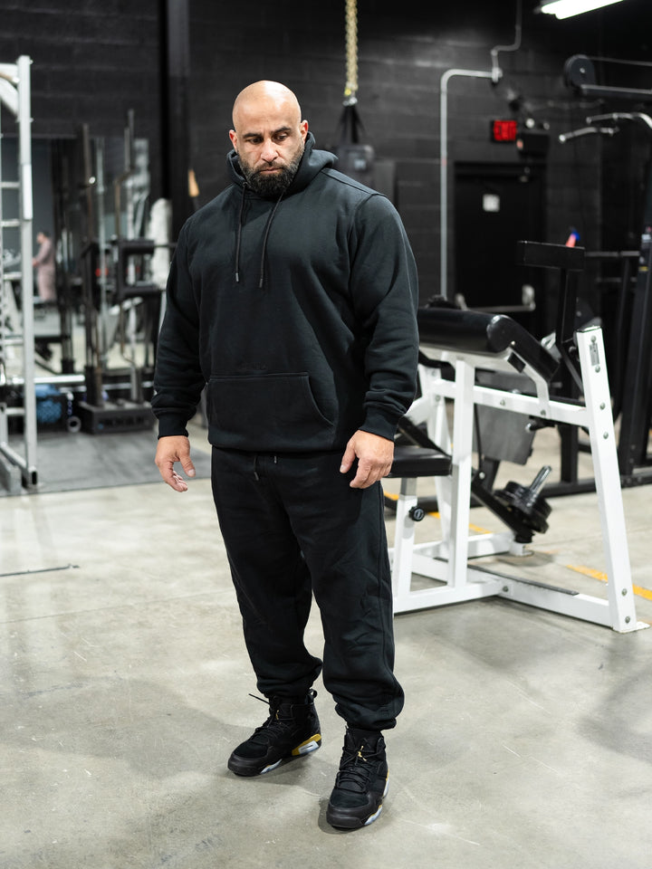Relaxed Joggers Model IFBB Pro Fouad Abiad#color_black