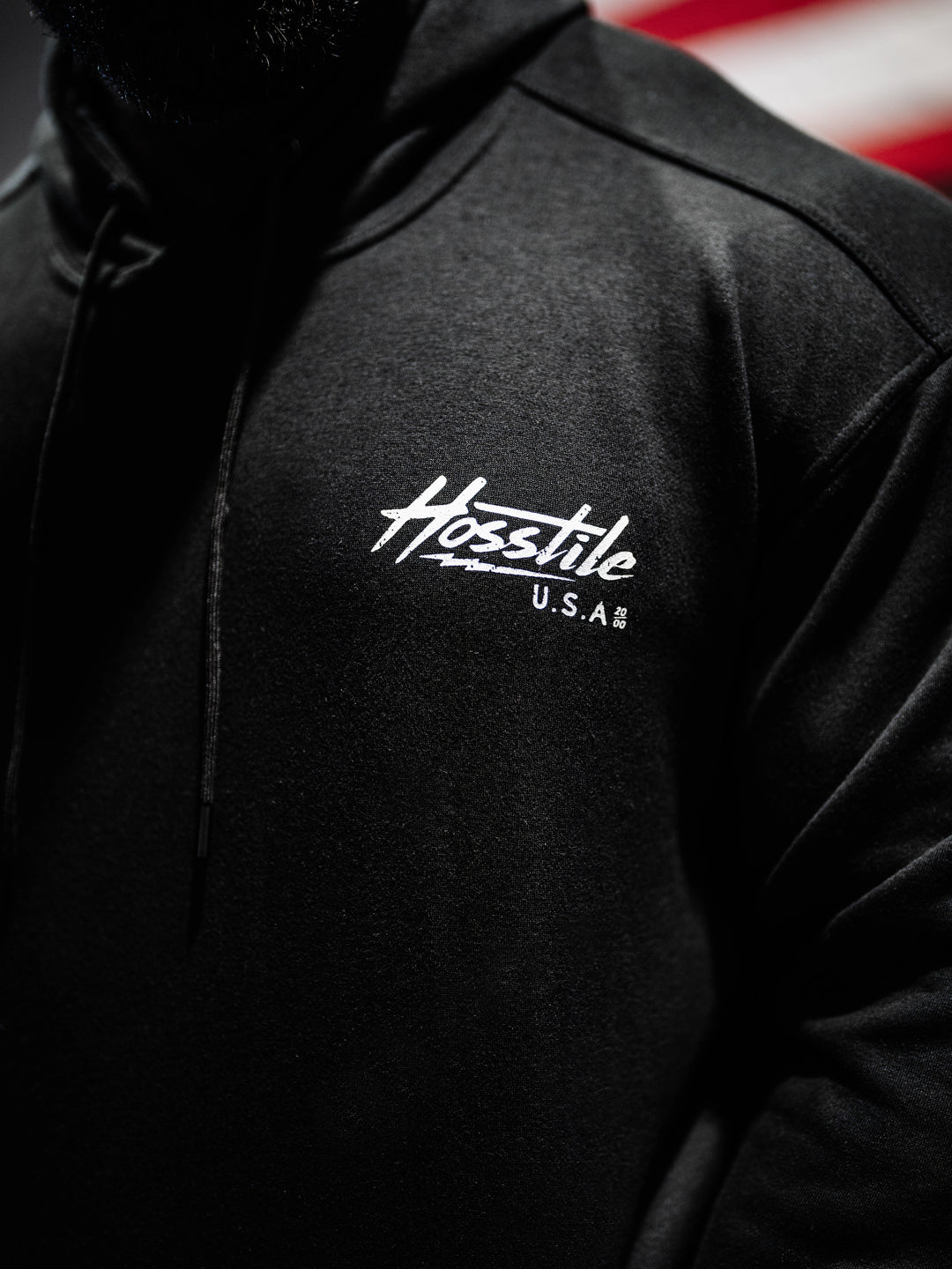Speedshop Hoodie model Samson Dauda#color_black