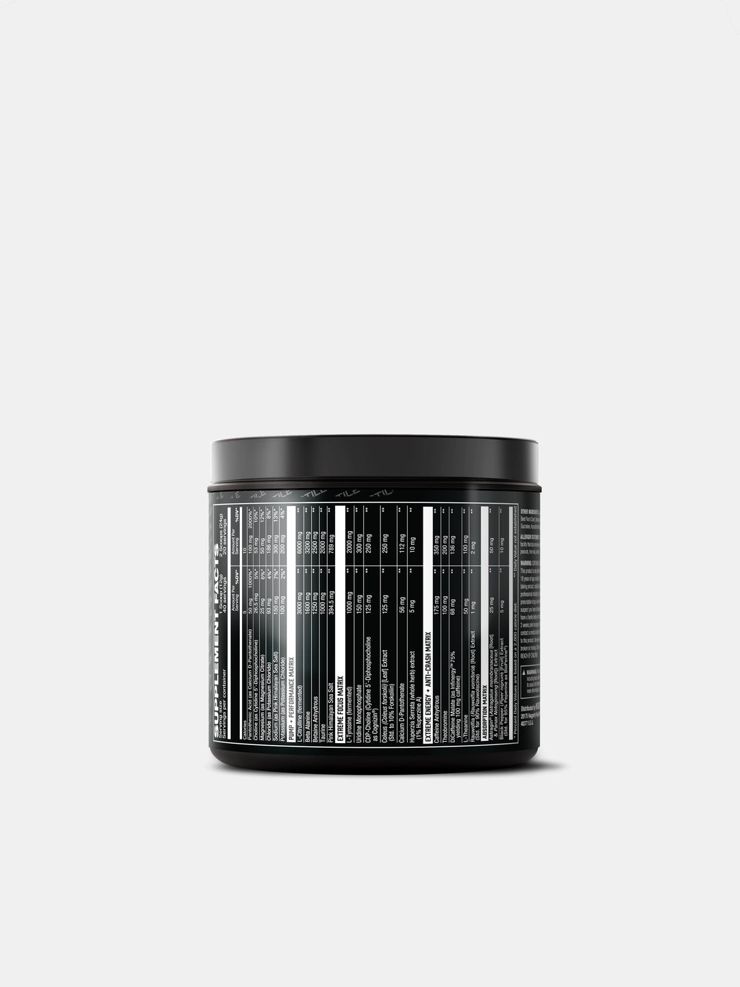 Hosstility Amped High Stim Pre Workout Poppin' Cherries#flavor_poppin-cherries