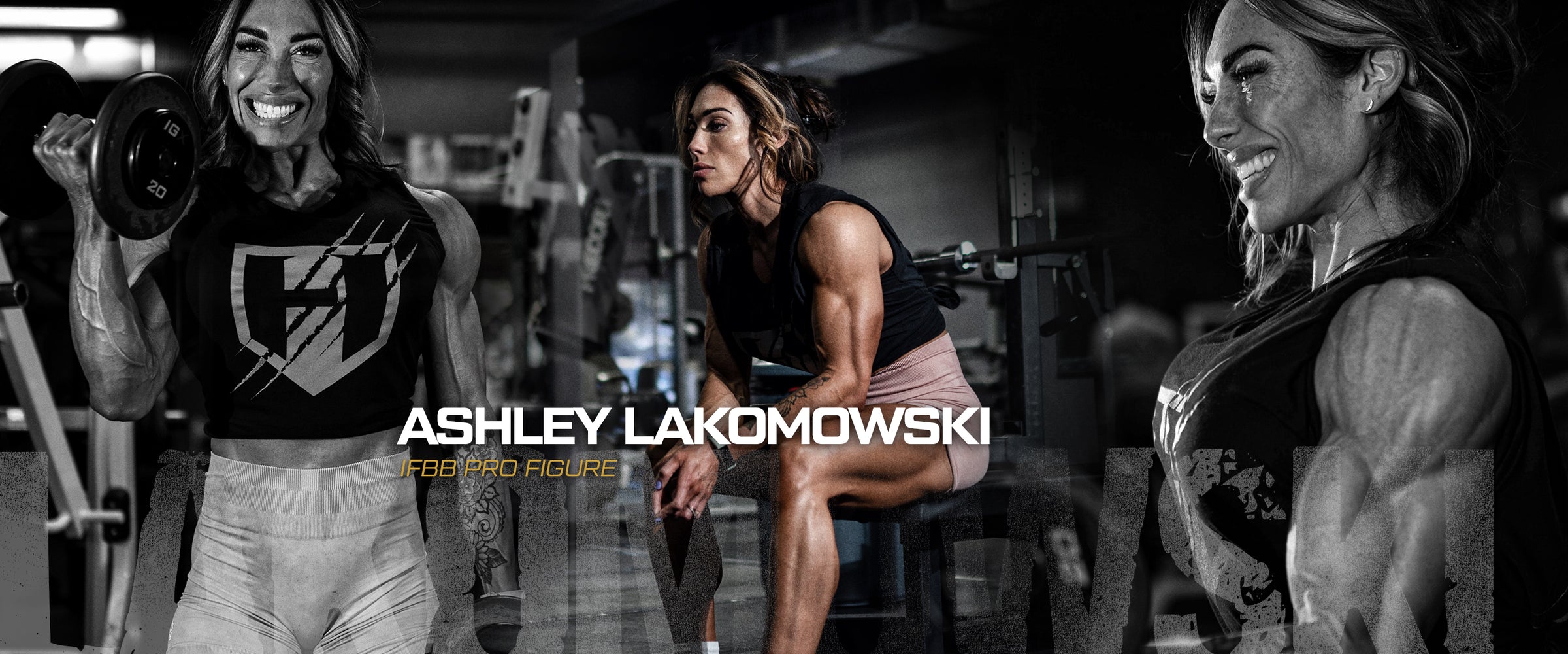Hosstile Athlete Ashley Lakomowski IFBB Pro Figure Competitor