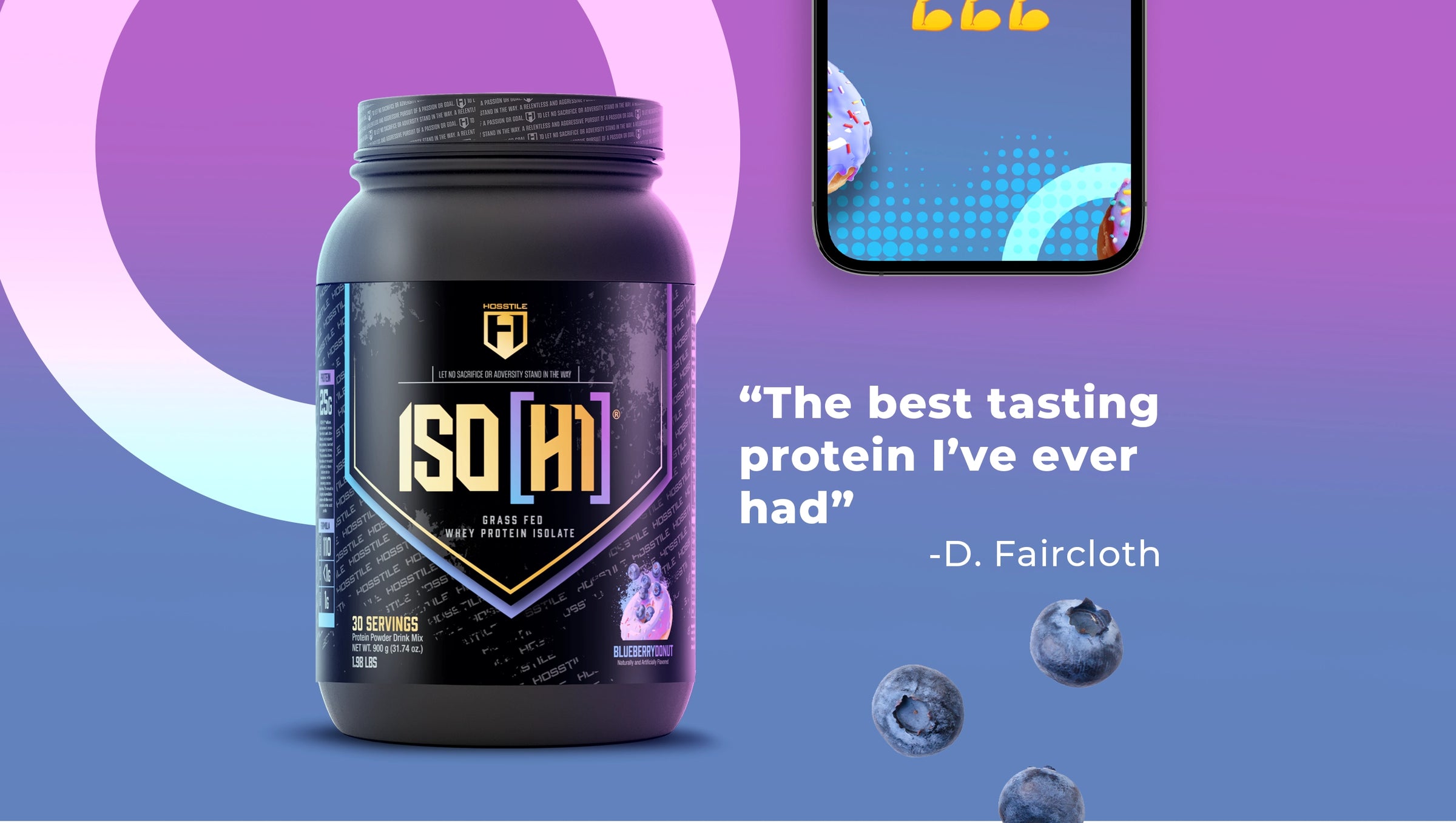 Customer Reviews of the New Blueberry Donut ISO[H1] Whey Protein Isolate