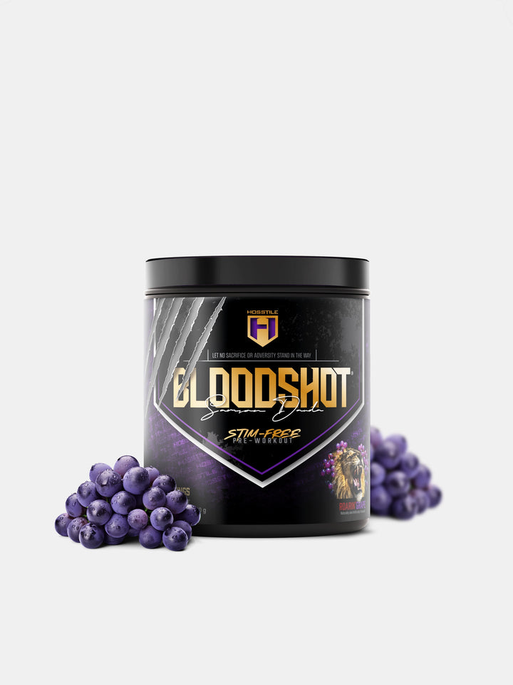 Bloodshot Non Stimulant Preworkout Roarin' Grape Samson Dauda Signature Series
