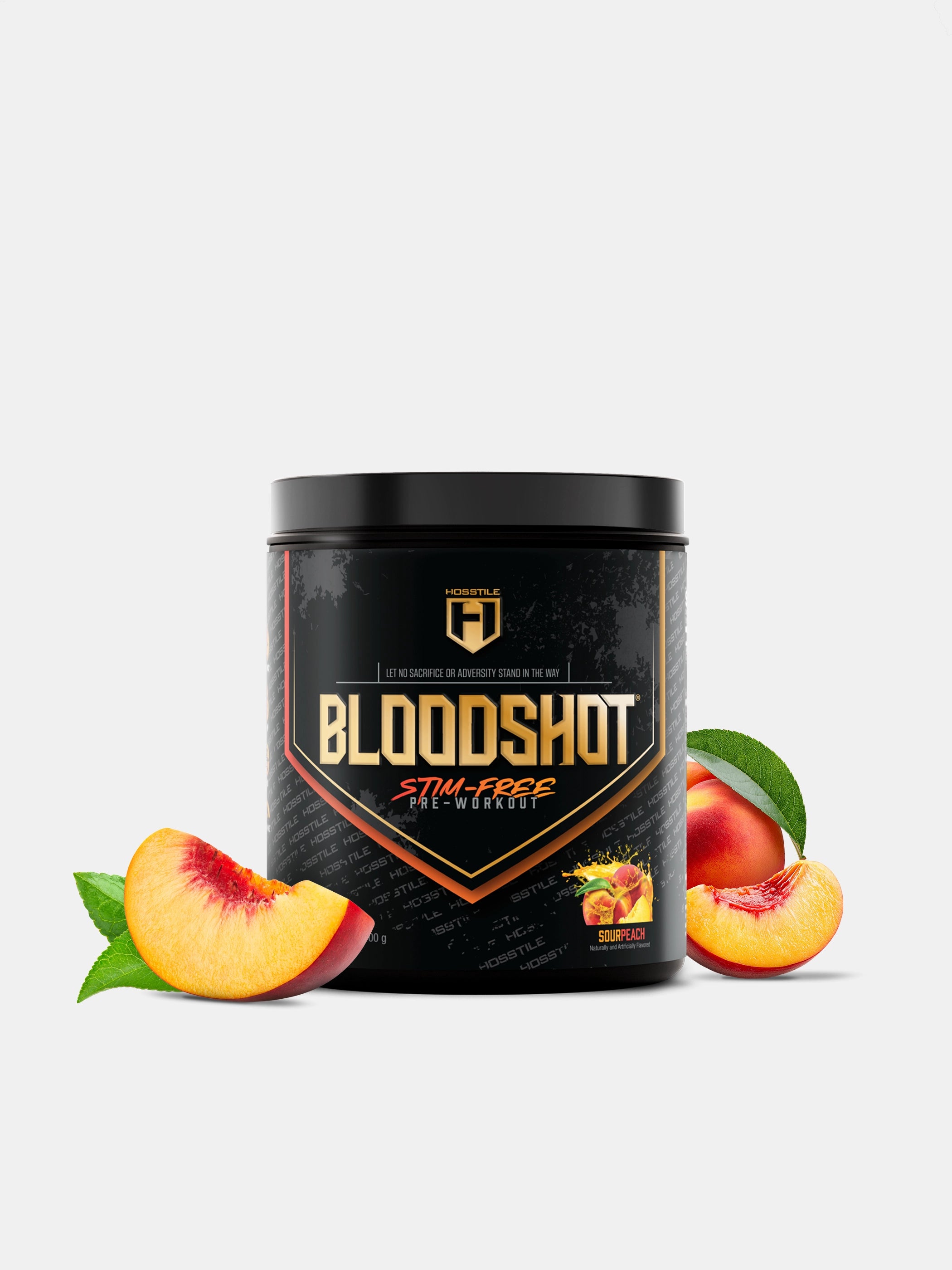 Hosstile Bloodshot Stim Free Pre-workout Sour Peach#flavor_sour-peach
