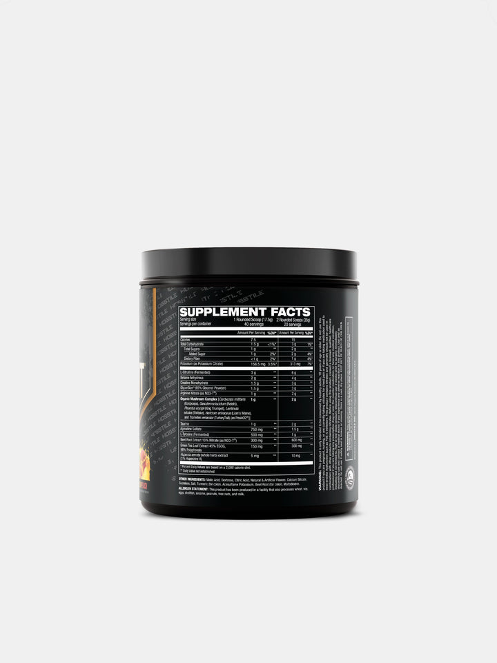 Hosstile Bloodshot Stim Free Pre-workout Sour Peach#flavor_sour-peach