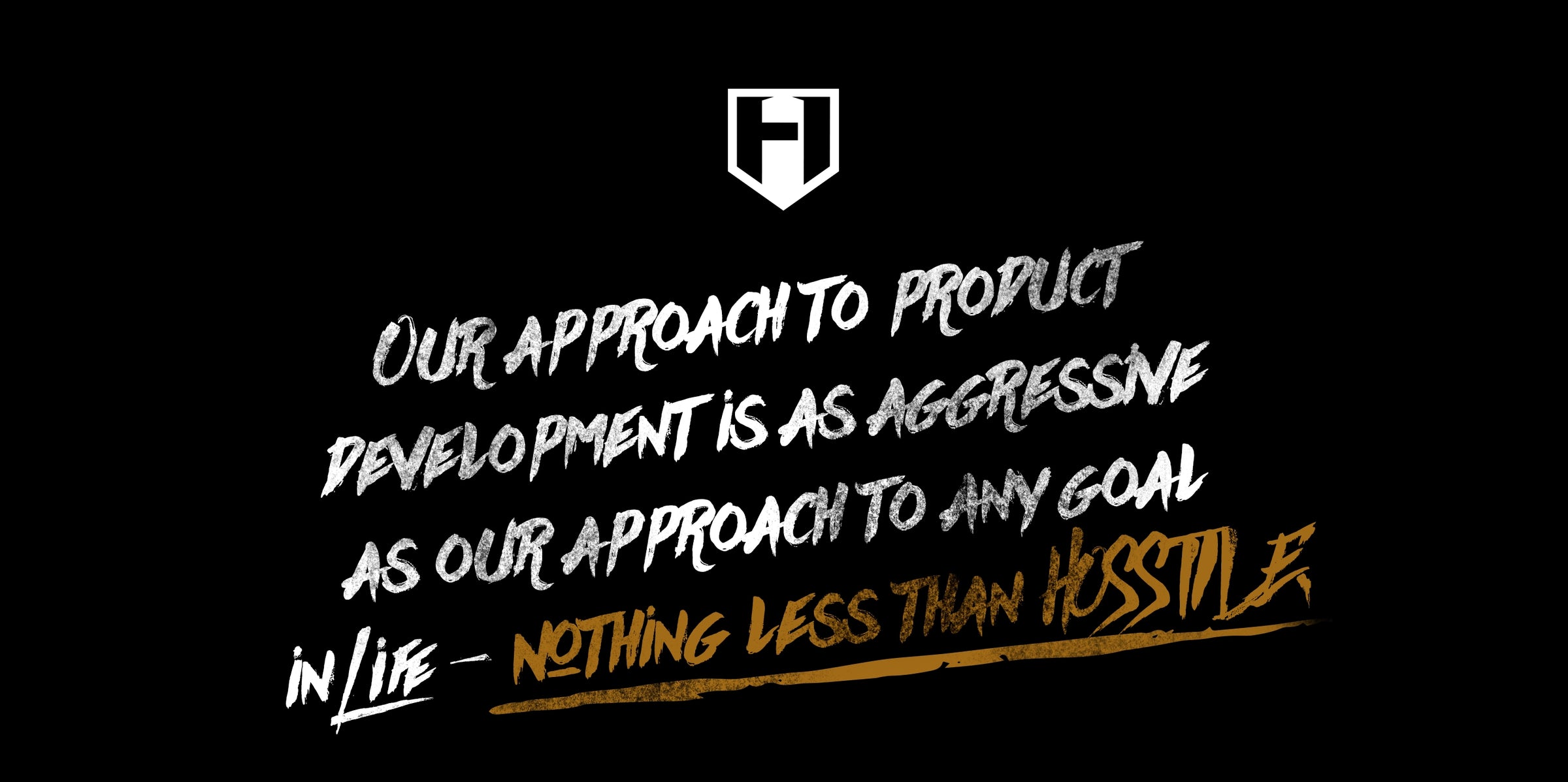 Text about the Hosstile brand approach to supplements, gym clothing, and lifting gear.