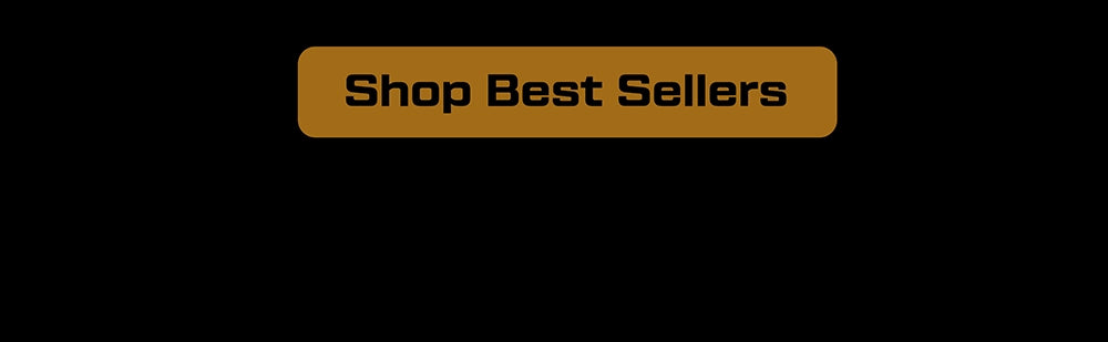 Text 'Shop Best Sellers' on a black background for Hosstile.