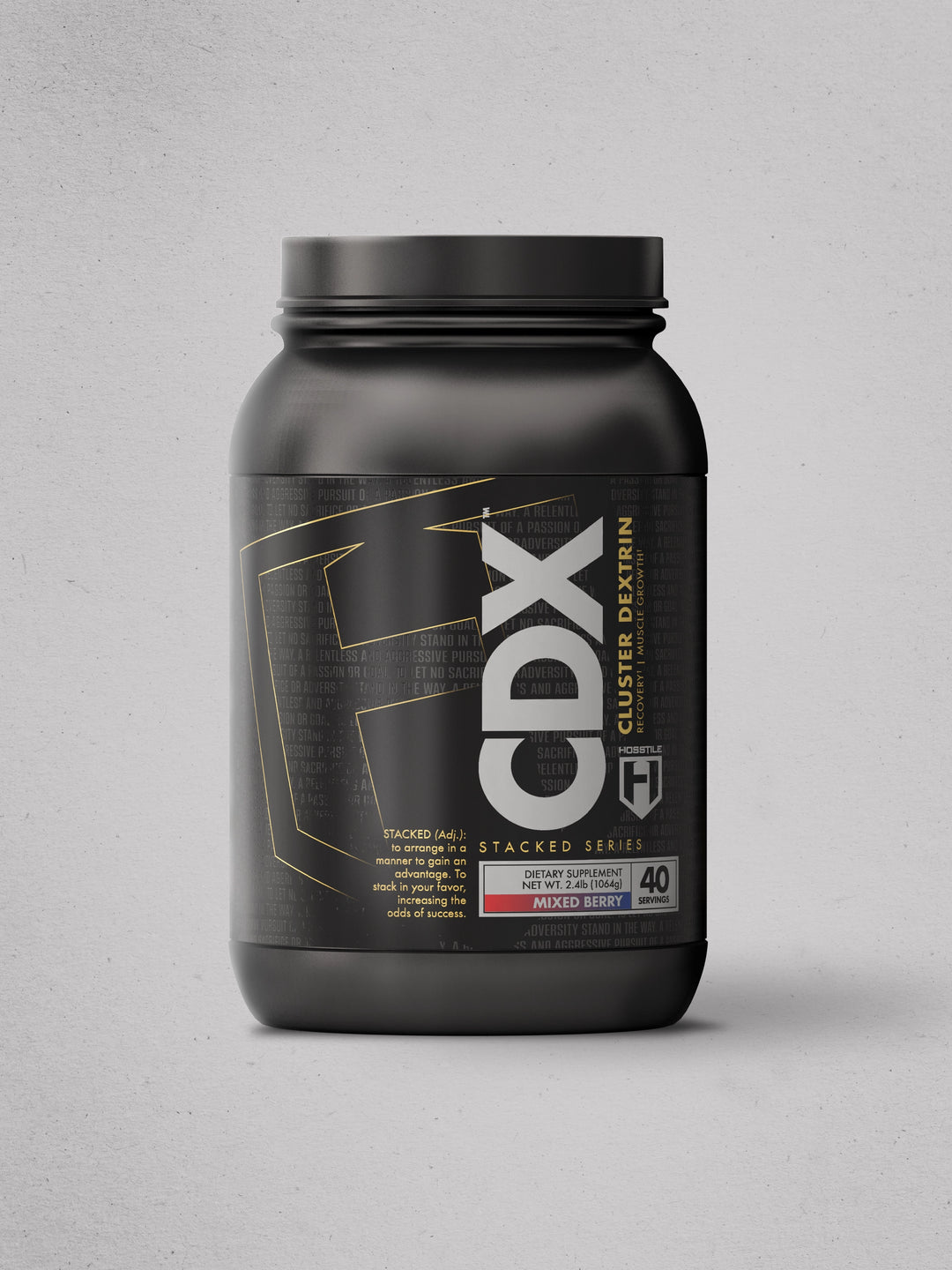 Hosstile CDX Cluster Dextrin Highly Branched Cyclic Dextrin Mixed Berry#flavor_mixed-berry