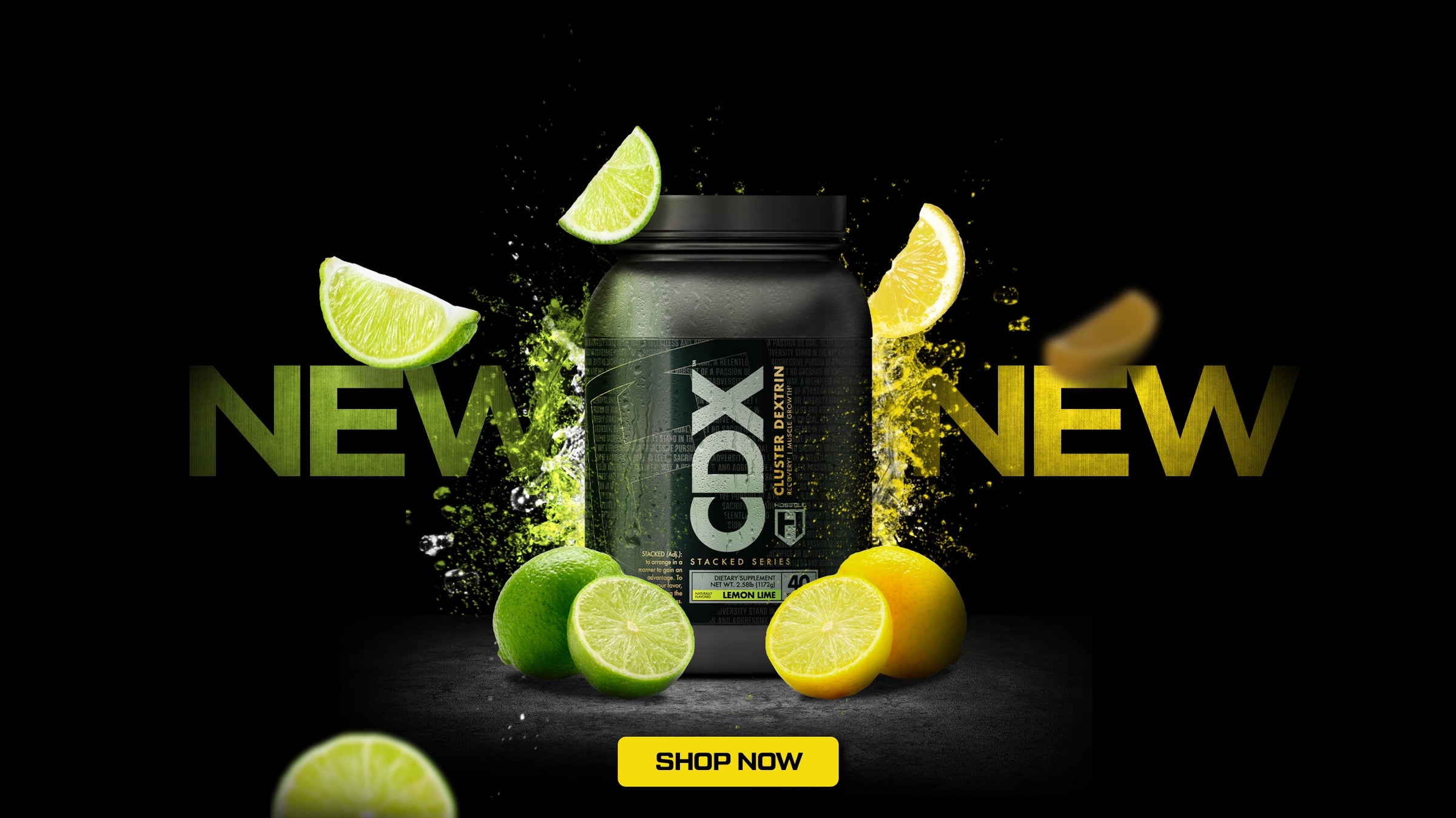 New CDX Cluster Dextrin Lemon Lime
