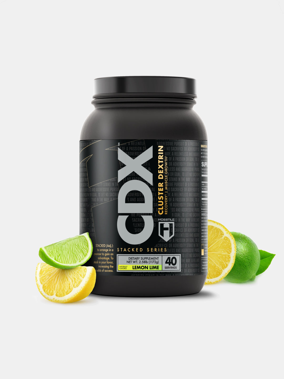 Hosstile CDX Cluster Dextrin Highly Branched Cyclic Dextrin Lemon Lime#flavor_lemon-lime
