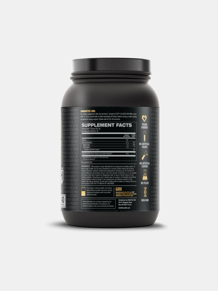 Hosstile CDX Cluster Dextrin Highly Branched Cyclic Dextrin Unflavored#flavor_unflavored
