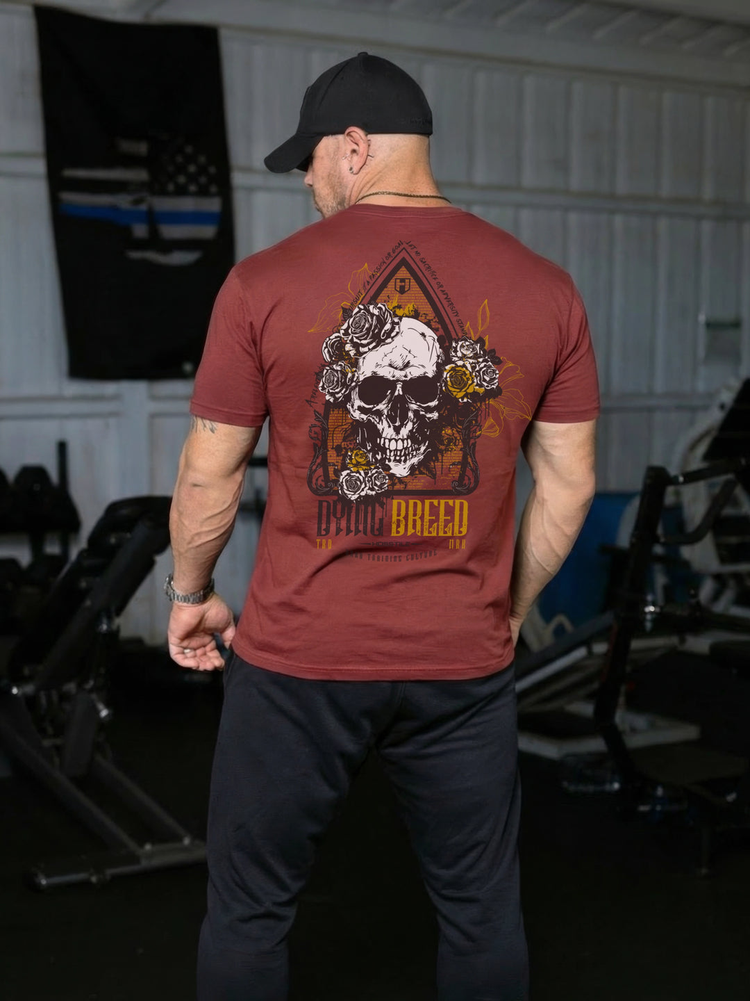 Dying Breed Gym T-shirt#color_crimson
