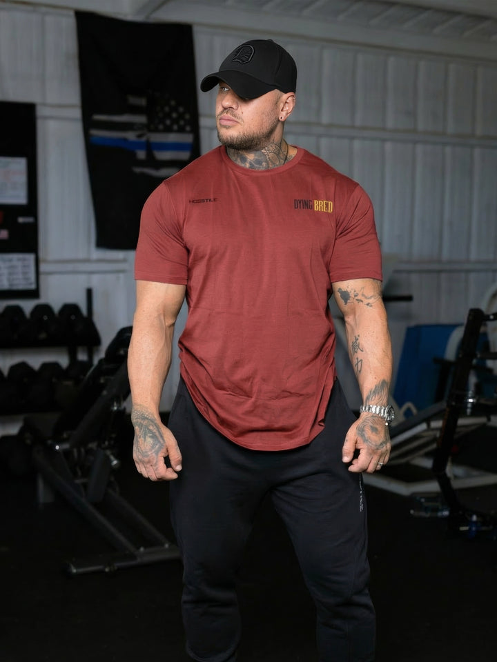 Dying Breed Gym T-shirt#color_crimson