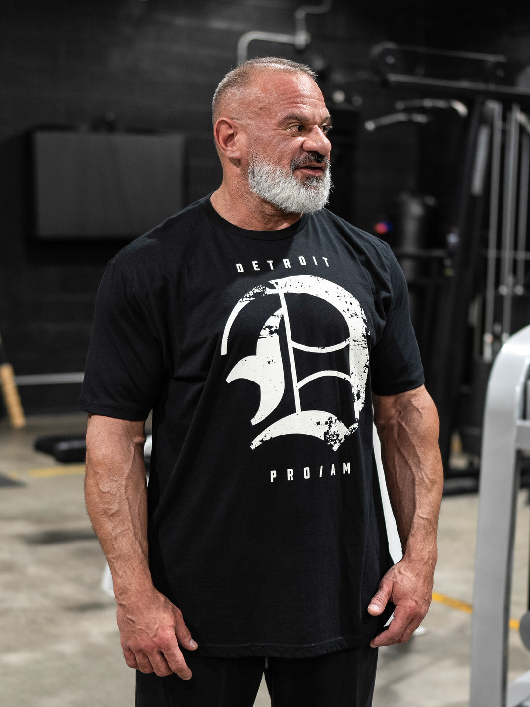 Paul Lauzon wearing the Detroit Pro Tee