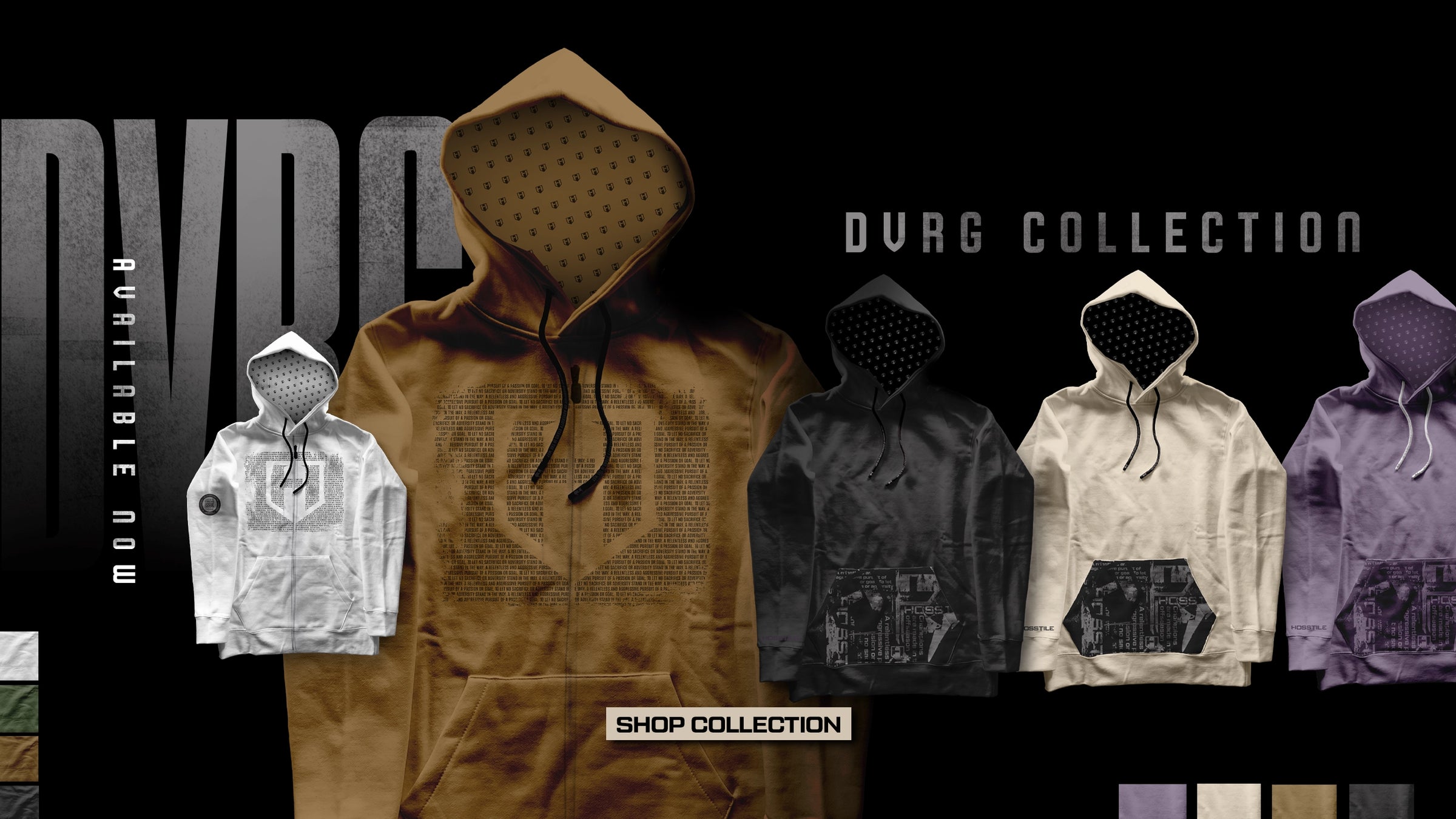 New DVRG Collection of workout hoodies