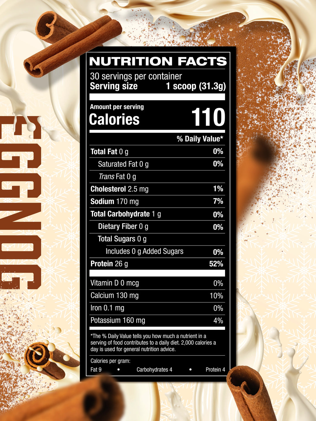 ISO[H1] Grass Fed Whey Protein Isolate 
Eggnog#flavor_eggnog