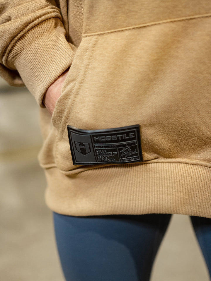 Ethos lightweight pullover hoodie#color_khaki