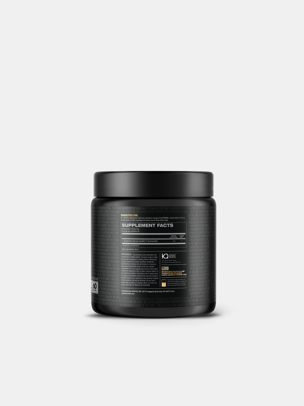 Hosstile Stacked Series Fermented L Glutamine Powder