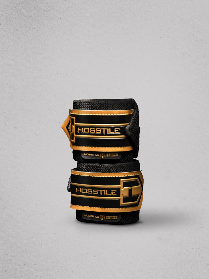 Hosstile Heavy Duty Strength Wrist Wraps for bodybuilders and weight lifters