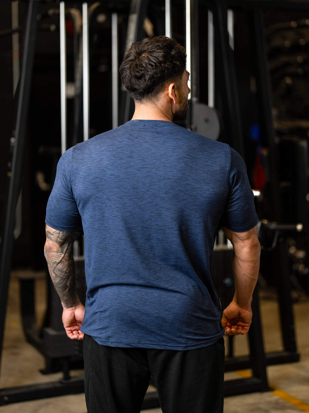 Shield Athletic Tee Hosstile Premium Stretch Gym T Shirt