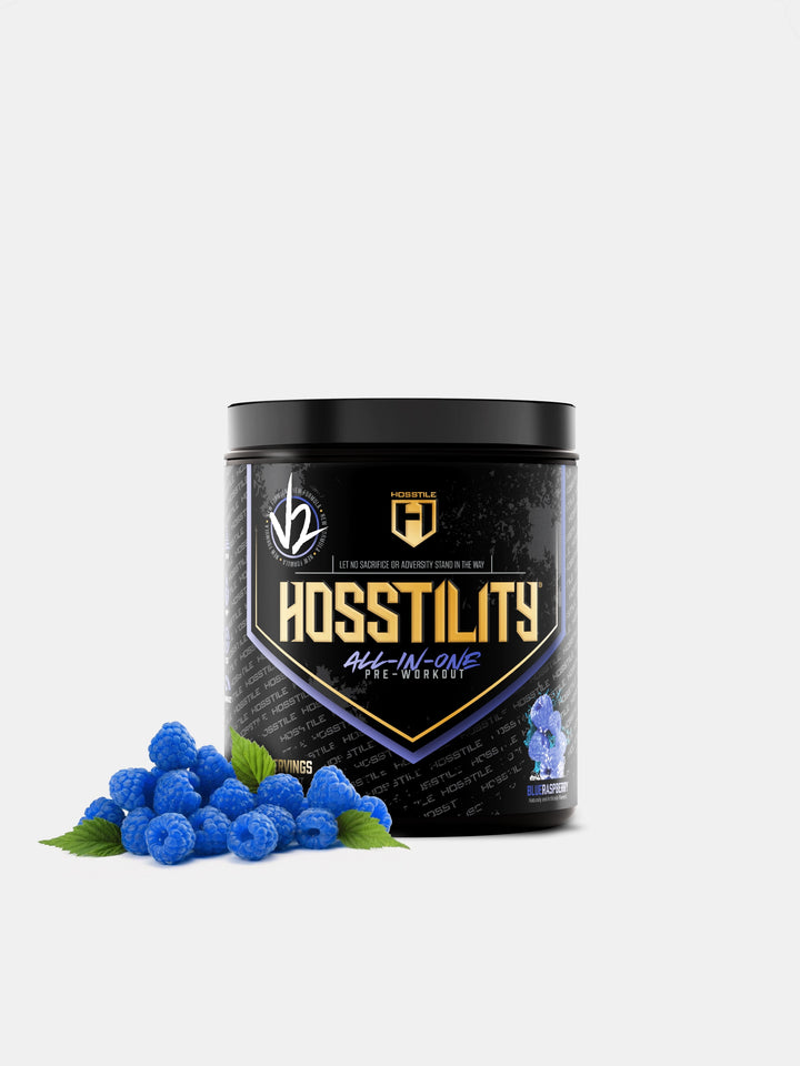 Hosstility V2 Pre-Workout All-in-One Blue Raspberry#flavor_blue-raspberry