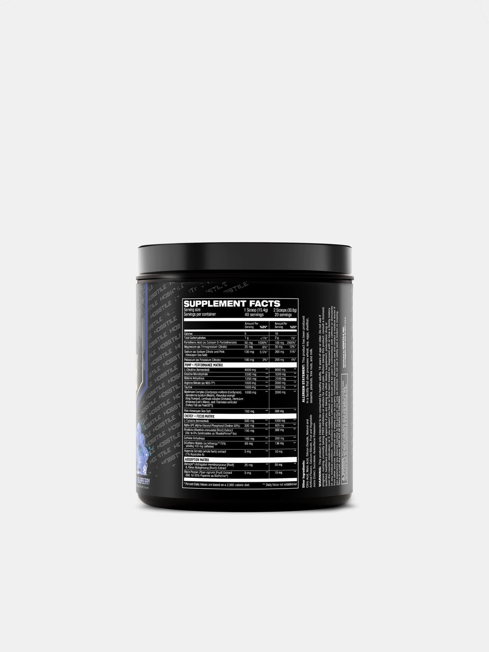 Hosstility V2 Pre-Workout All-in-One Blue Raspberry#flavor_blue-raspberry