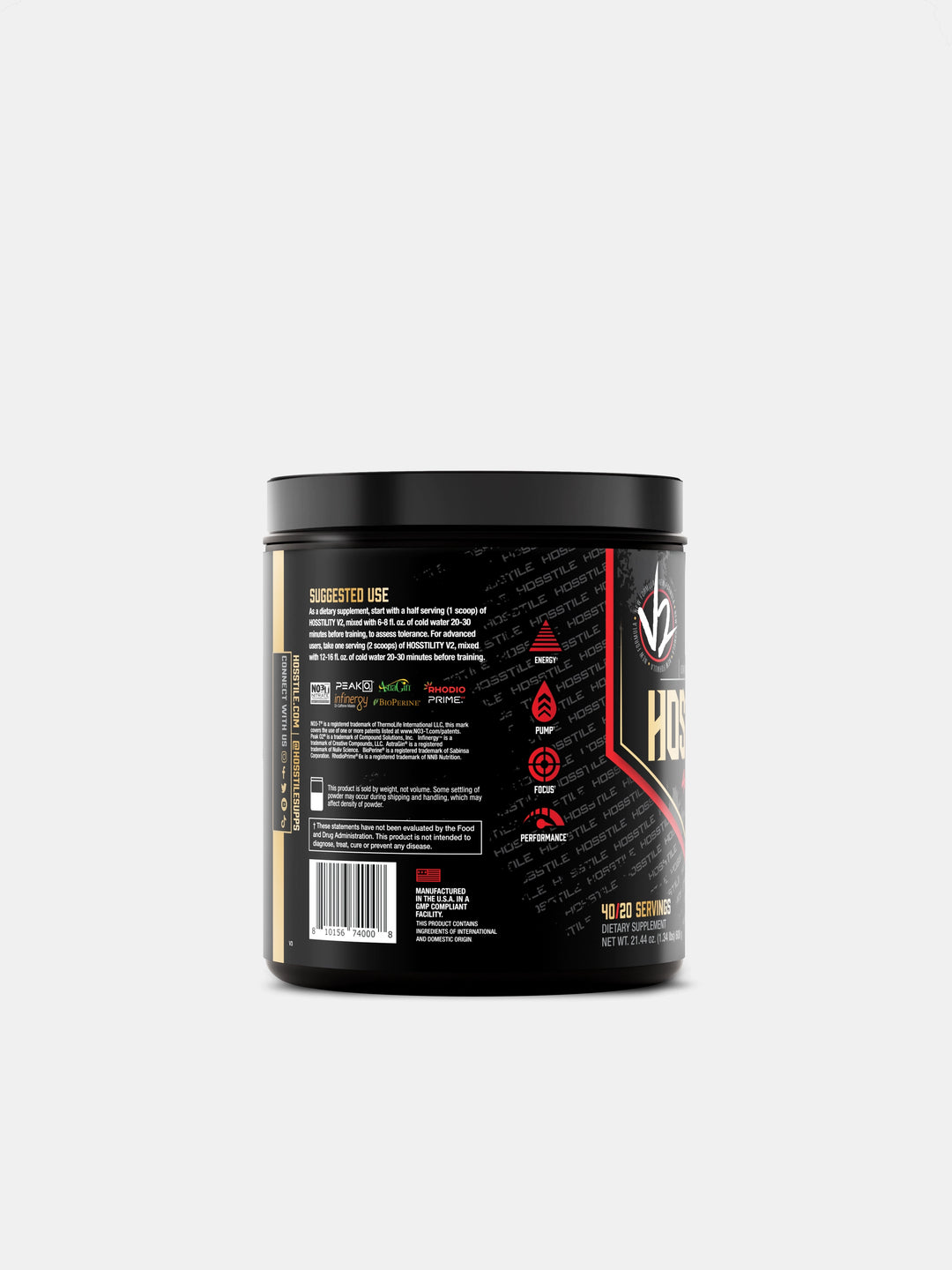 Hosstility V2 Pre-Workout All-in-One Raging Red Gummy#flavor_raging-red-gummy