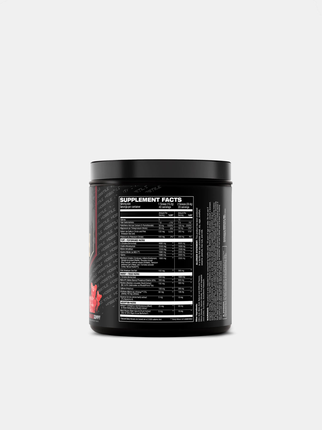 Hosstility V2 Pre-Workout All-in-One Raging Red Gummy#flavor_raging-red-gummy