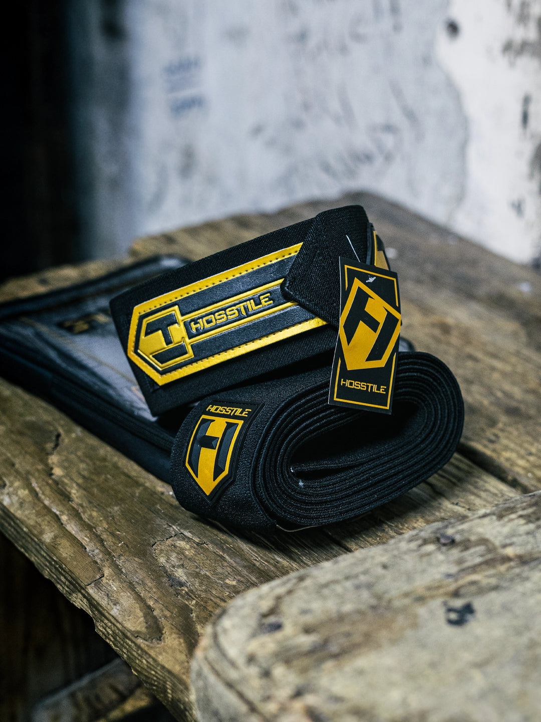 Hosstile Heavy Duty Knee Wraps in the gym