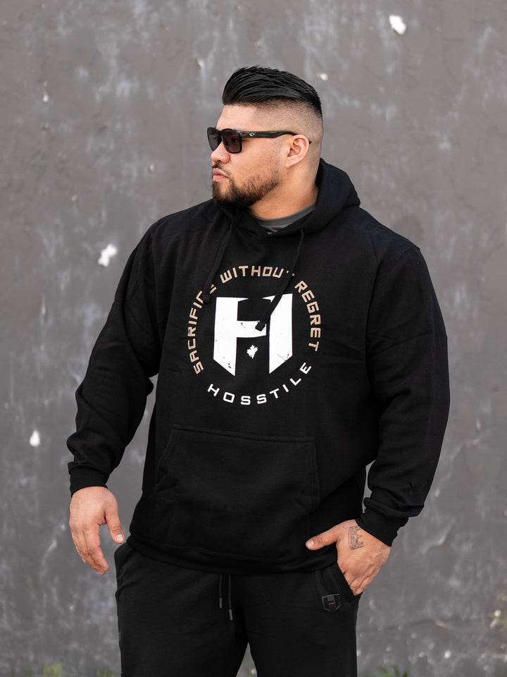 OG Hosstile Sacrifice Bodybuilding Workout Pullover Hoodie Black#color_black